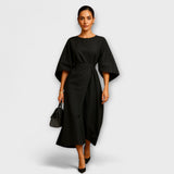 Sara - Vestido elegante com mangas