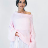 Mia – Camisola "Off-Shoulder" em Malha Ultra-Suave