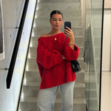 Mia – Camisola "Off-Shoulder" em Malha Ultra-Suave