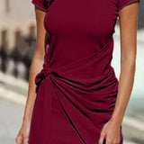 Vestido Filipa – Nó Lateral Drapeado