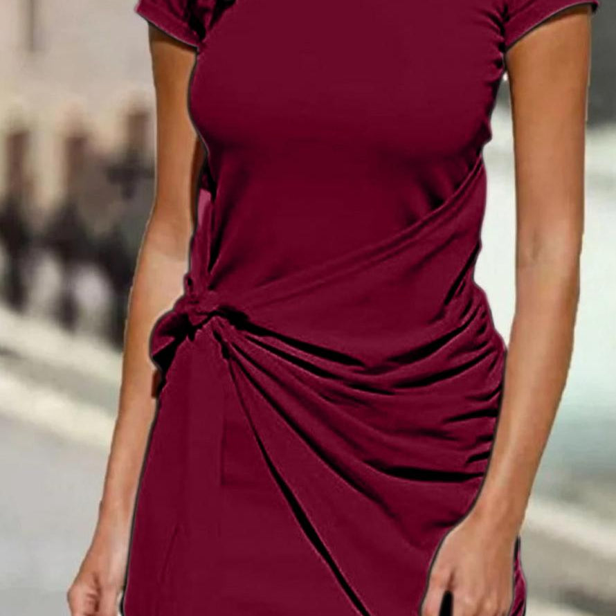 Vestido Filipa – Nó Lateral Drapeado