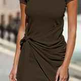 Vestido Filipa – Nó Lateral Drapeado