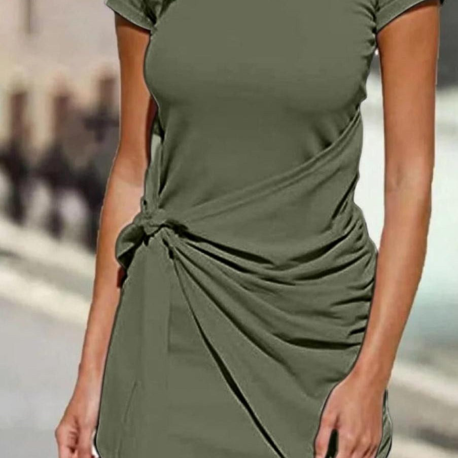 Vestido Filipa – Nó Lateral Drapeado