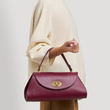 Florença –Mala em Pele com Detalhes "Light Gold"