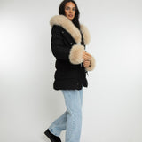 Isabel – Parka de Inverno com Capuz em Pelo