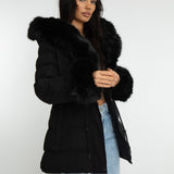 Isabel – Parka de Inverno com Capuz em Pelo