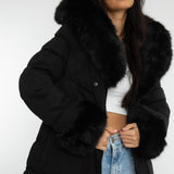 Isabel – Parka de Inverno com Capuz em Pelo