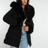 Isabel – Parka de Inverno com Capuz em Pelo