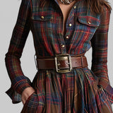 Graça | Vestido com cinto ajustado