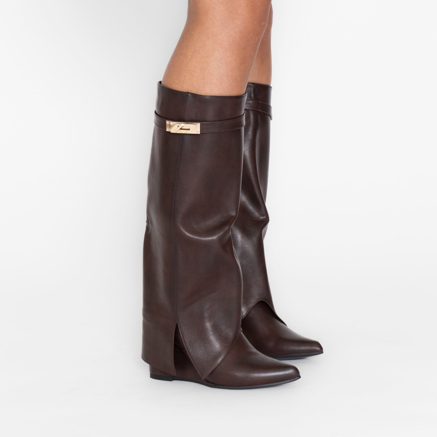 Aurora – Botas de Cano Alto com Salto