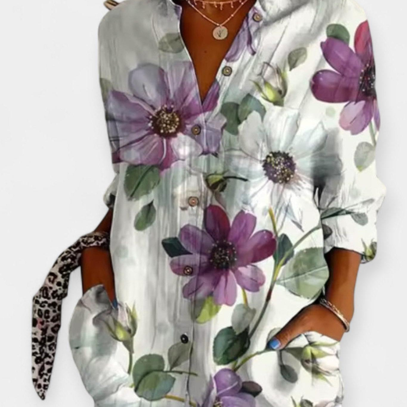 Frida | Camisa com Estampa Floral