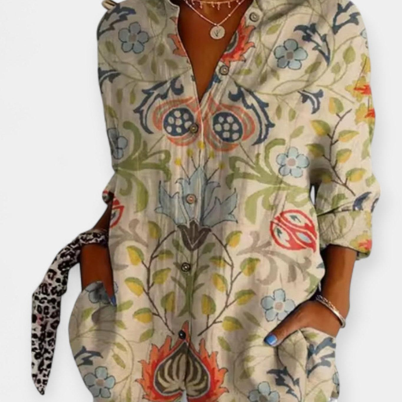 Frida | Camisa com Estampa Floral