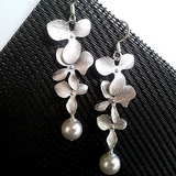 Colar e Brincos Pétalas de Prata