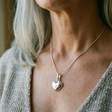 Pingente de Coração em Prata