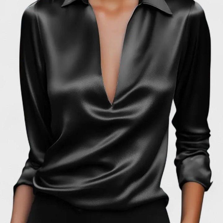 Ida | Camisa de cetim