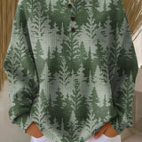 Inga™ - Sweatshirt com motivo clássico de madeira