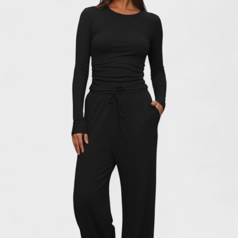 Jana™ | Conjunto solto com mangas longas