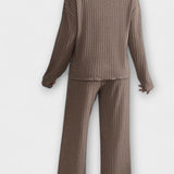 Malou | Conjunto de Malha Canelada
