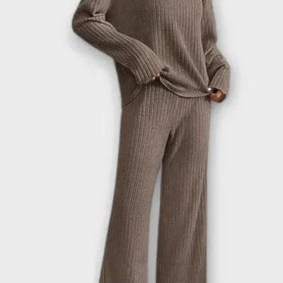 Malou | Conjunto de Malha Canelada