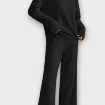 Malou | Conjunto de Malha Canelada