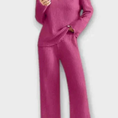 Malou | Conjunto de Malha Canelada