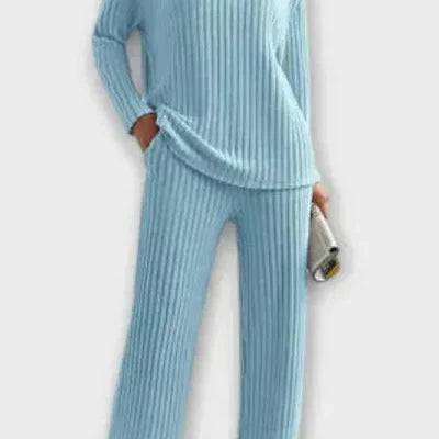 Malou | Conjunto de Malha Canelada