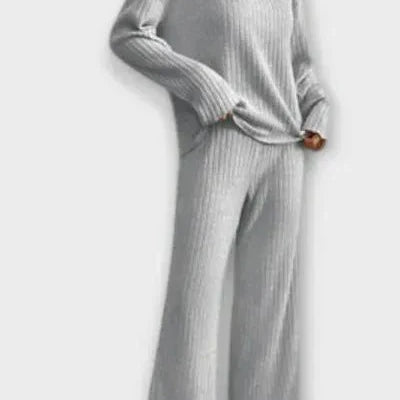 Malou | Conjunto de Malha Canelada