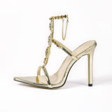 Mille | Sapatos de Salto com Strass