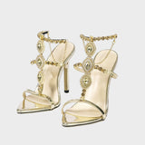 Mille | Sapatos de Salto com Strass