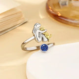 Nela™ | Anel com pendente de cão