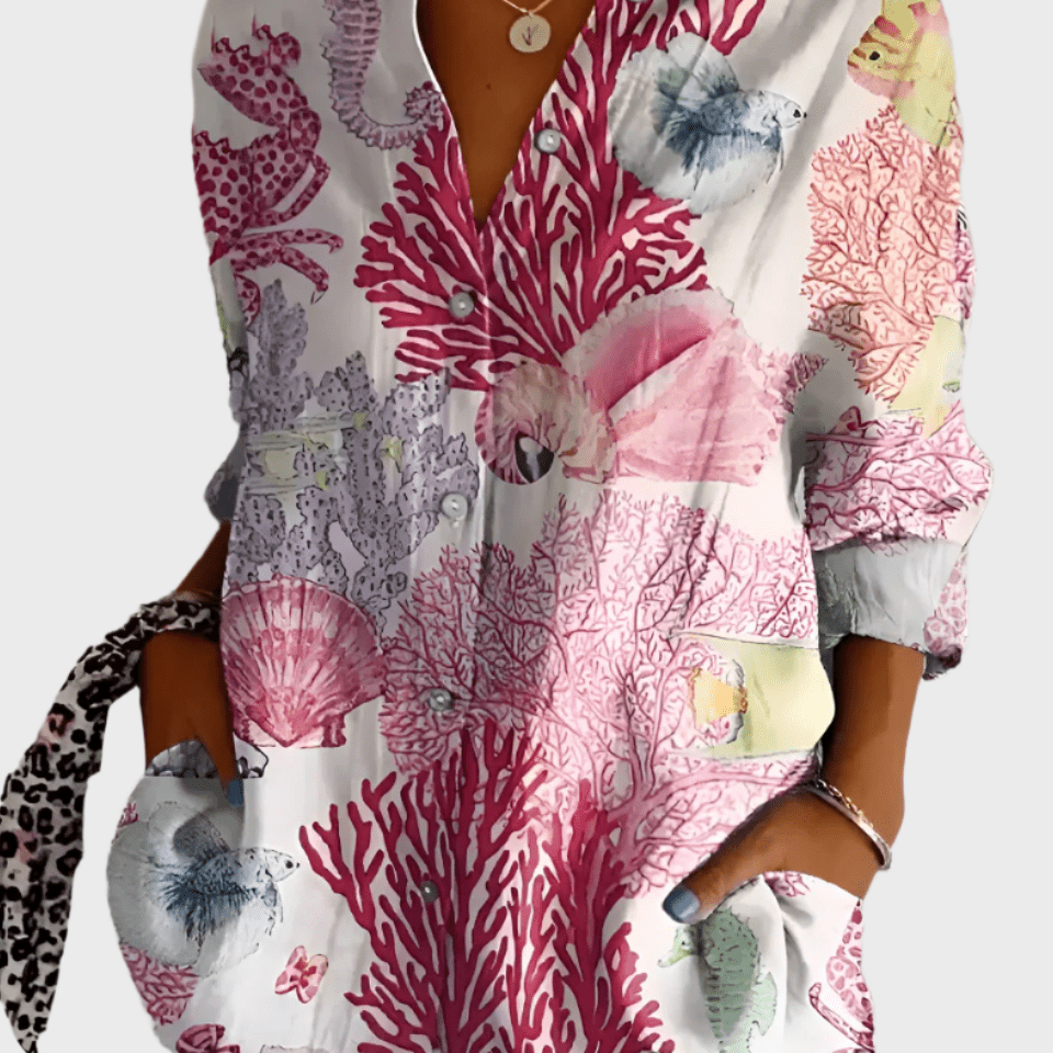 Rosa | Camisa estampada