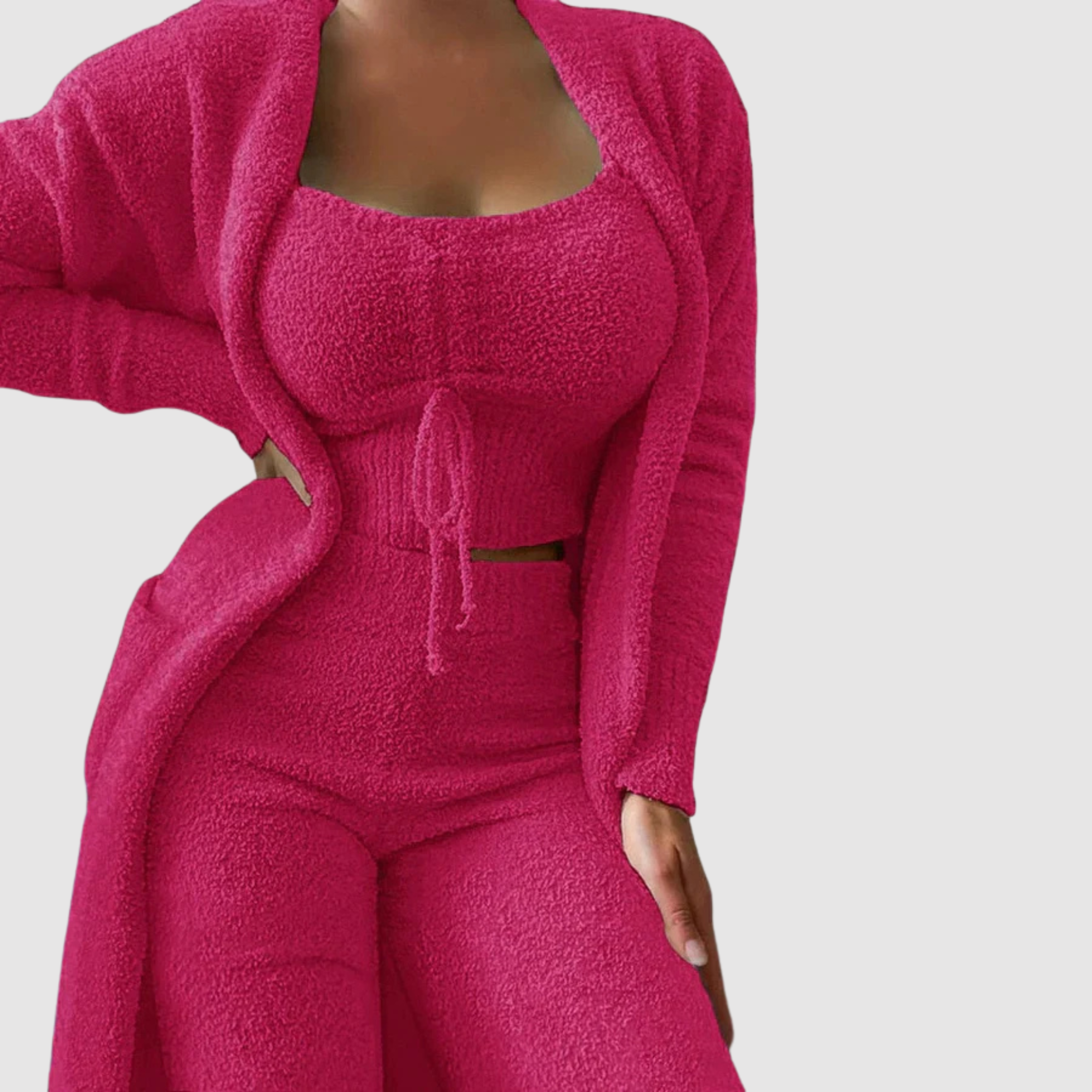 Fátima - Conjunto de Pijama de 3 Peças