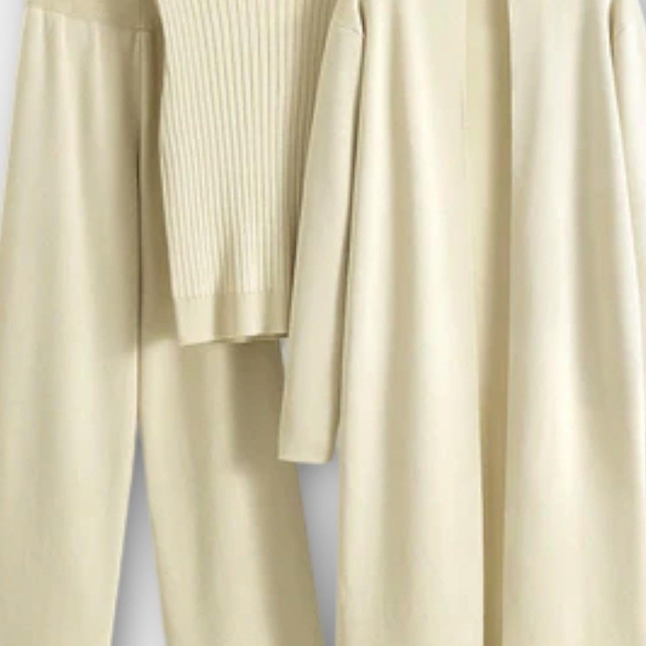 Stine | Conjunto de Malha Canelada