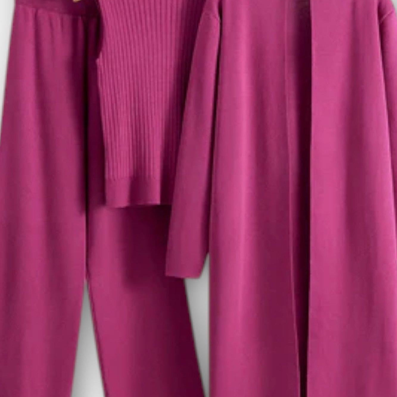 Stine | Conjunto de Malha Canelada