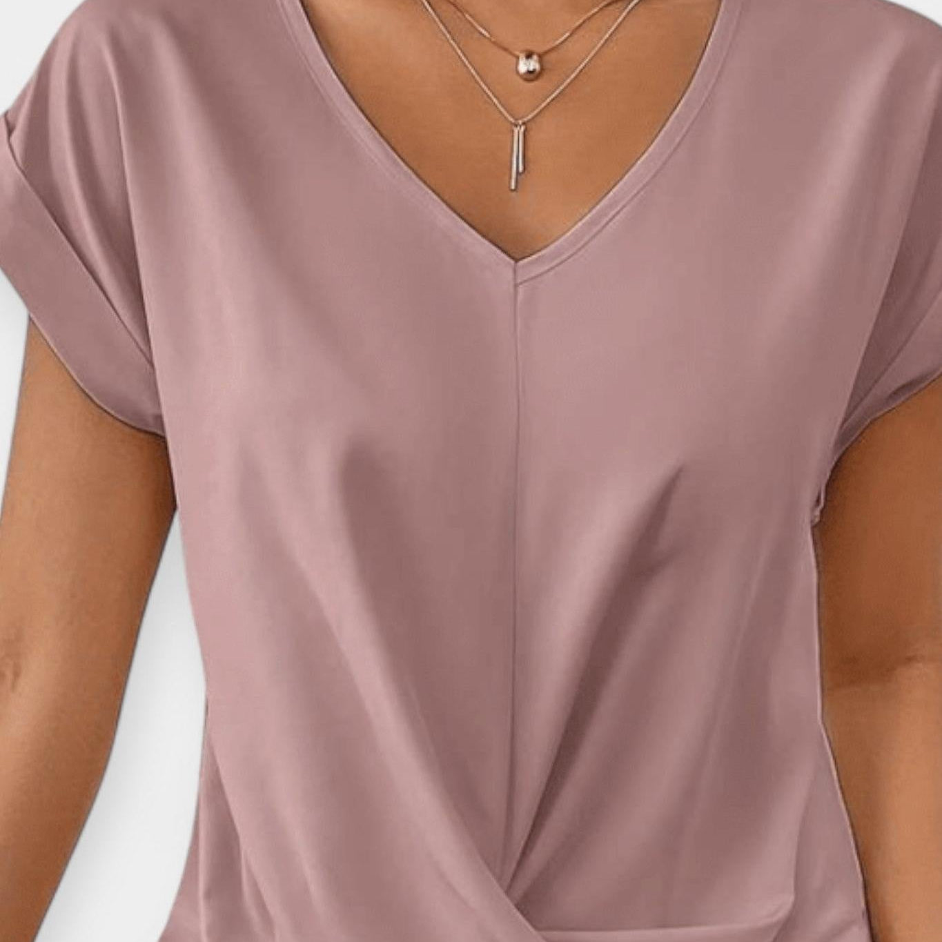 Stine | Blusa de gola em V