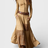 Graciete - Vestido de camurça com cinto