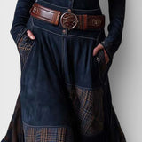 Graciete - Vestido de camurça com cinto