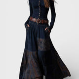 Graciete - Vestido de camurça com cinto