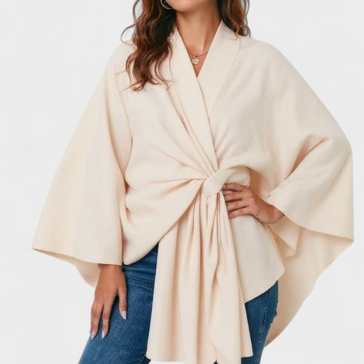 Yvette | Poncho Draperet Elegante