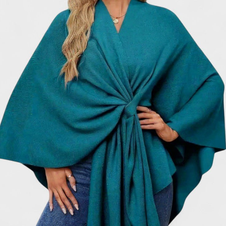 Yvette | Poncho Draperet Elegante