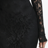 Amália - Vestido de Renda Preto