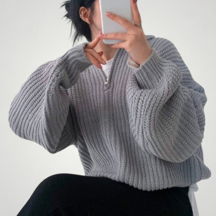 Celine – O Pulôver de Gola Dobrada