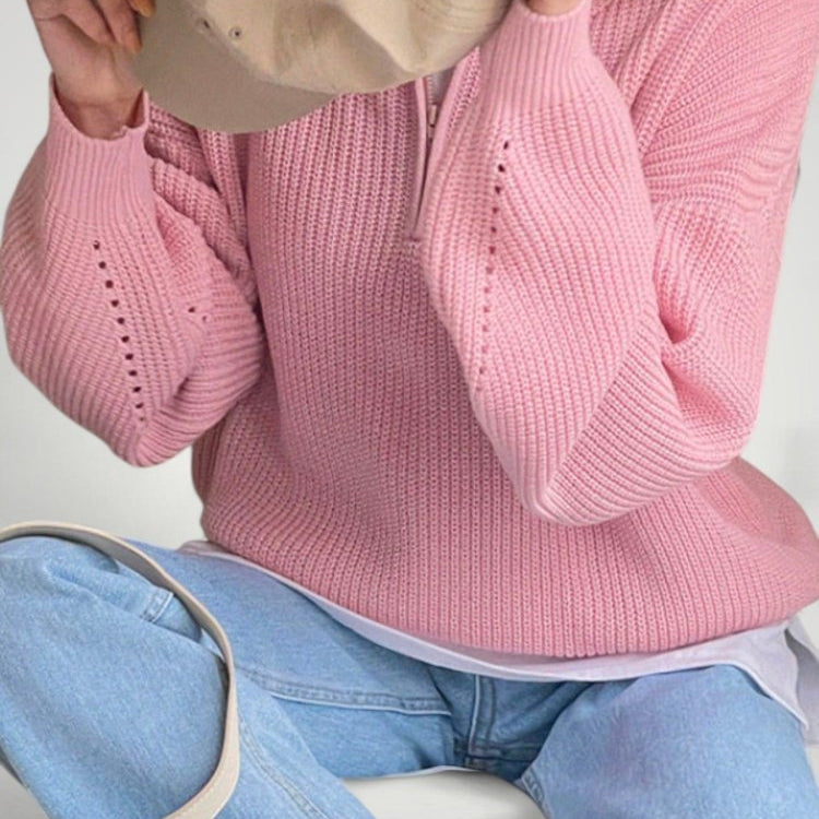 Celine – O Pulôver de Gola Dobrada