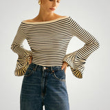 Elena – Camisola "Off-the-Shoulder"