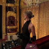 Florença –Mala em Pele com Detalhes "Light Gold"